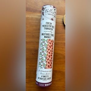 Belles and Whistles Transfer - fresh picked fifties